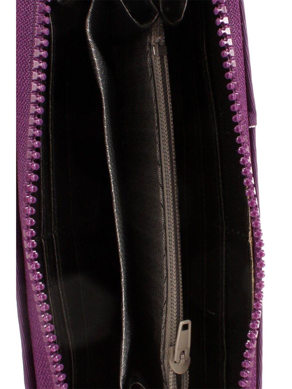 Mor Krinkıl Kumaş Kadın Cüzdan-1