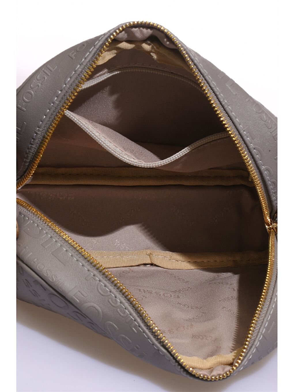 Kahverengi Deri Görünümlü Baskılı Kadın Omuz Çantası-3