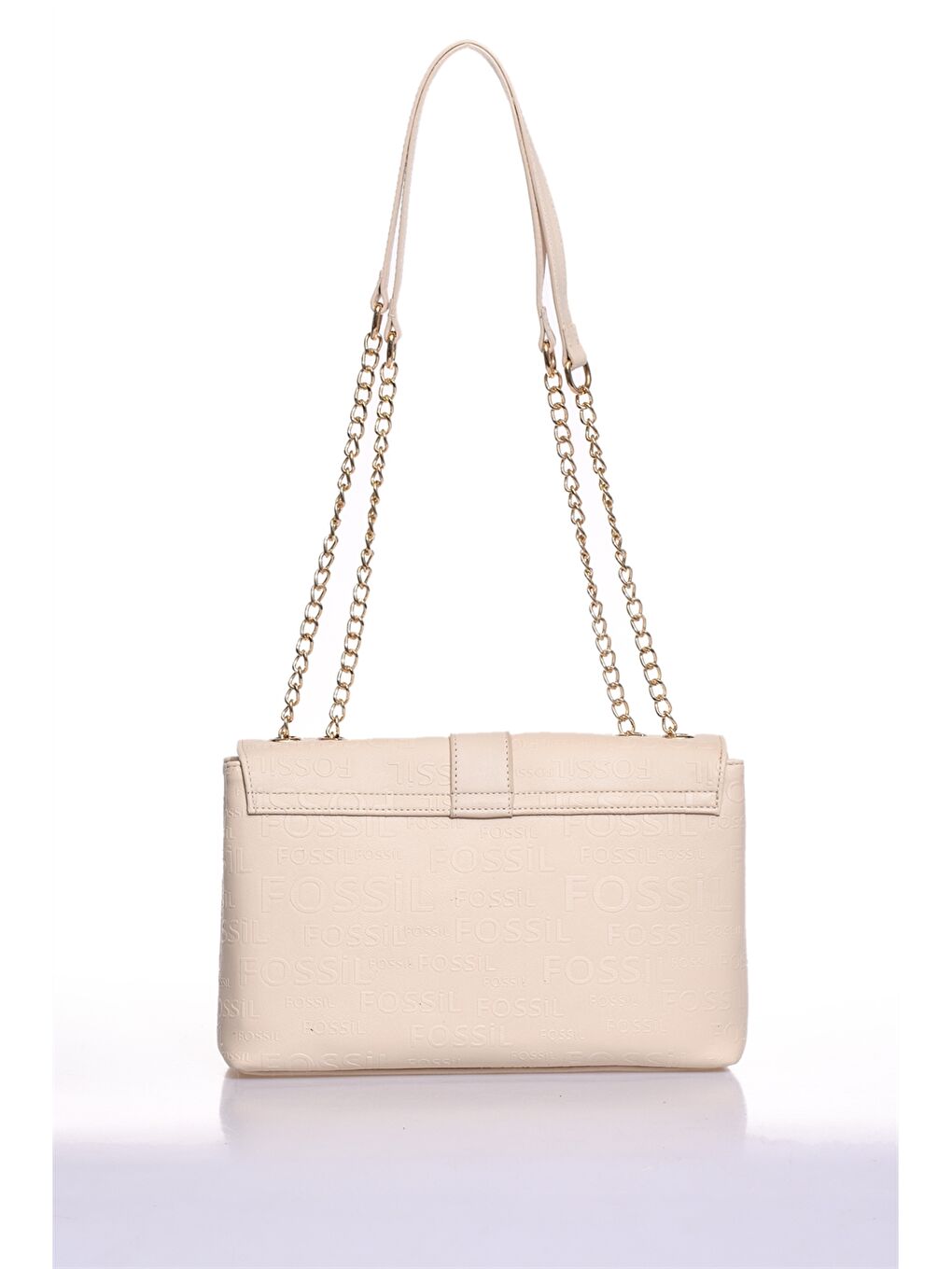 Bej Monogram Baskılı Kadın Çapraz Çanta-2