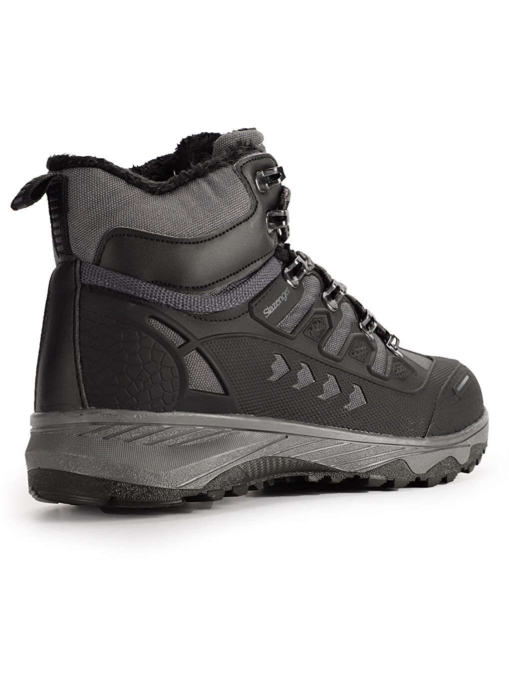 Gri Bağcıklı Bilek Boy Kadın Bot-1