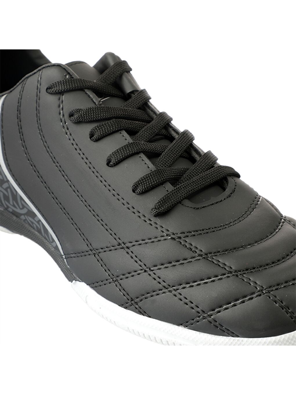 Siyah Bağcıklı Erkek Halı Saha Ayakkabısı-2