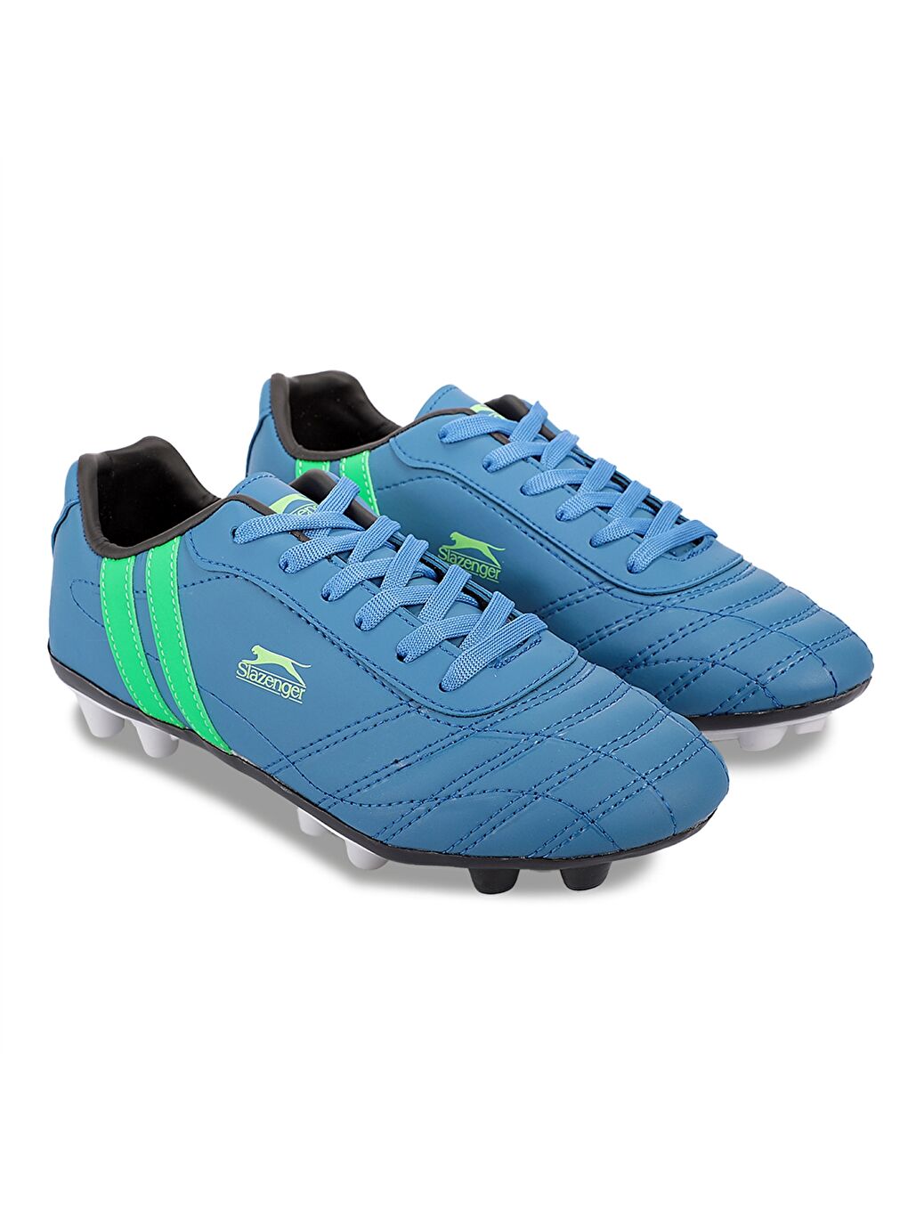 Mavi Renk Bloklu Bağcıklı Erkek Çocuk Krampon-1