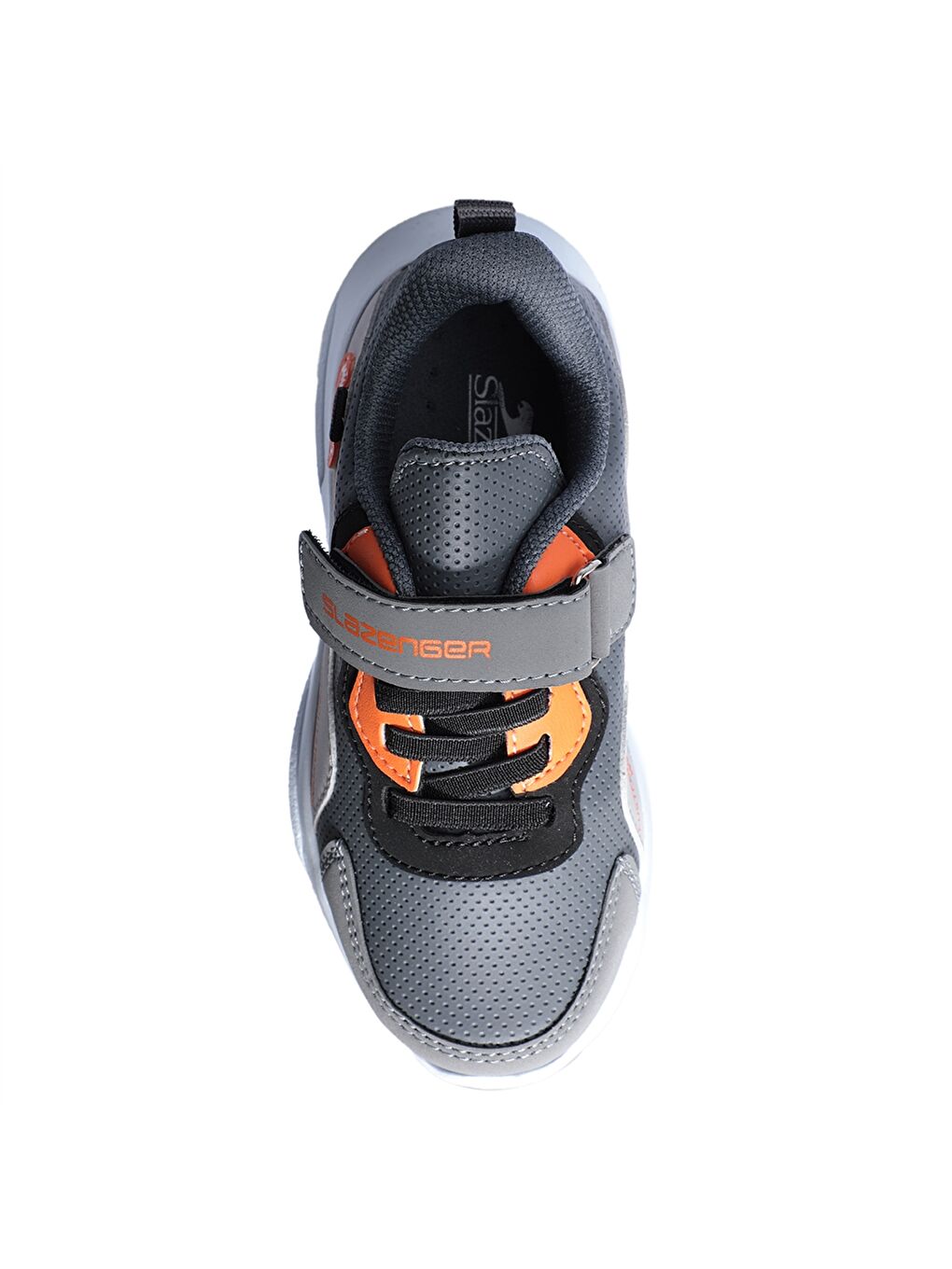 Turuncu Baskılı Bağcık ve Cırt Cırtlı Kız Çocuk Aktif Spor Ayakkabı-3