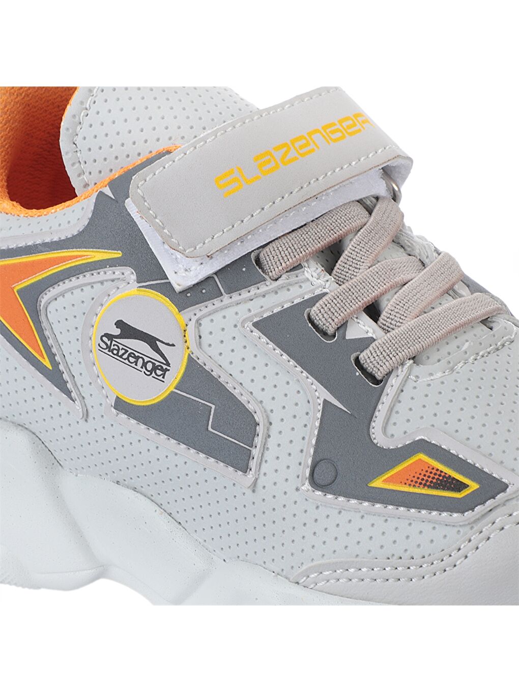 Gri Bağcık ve Cırt Cırtlı Kız Çocuk Aktif Spor Ayakkabı-2