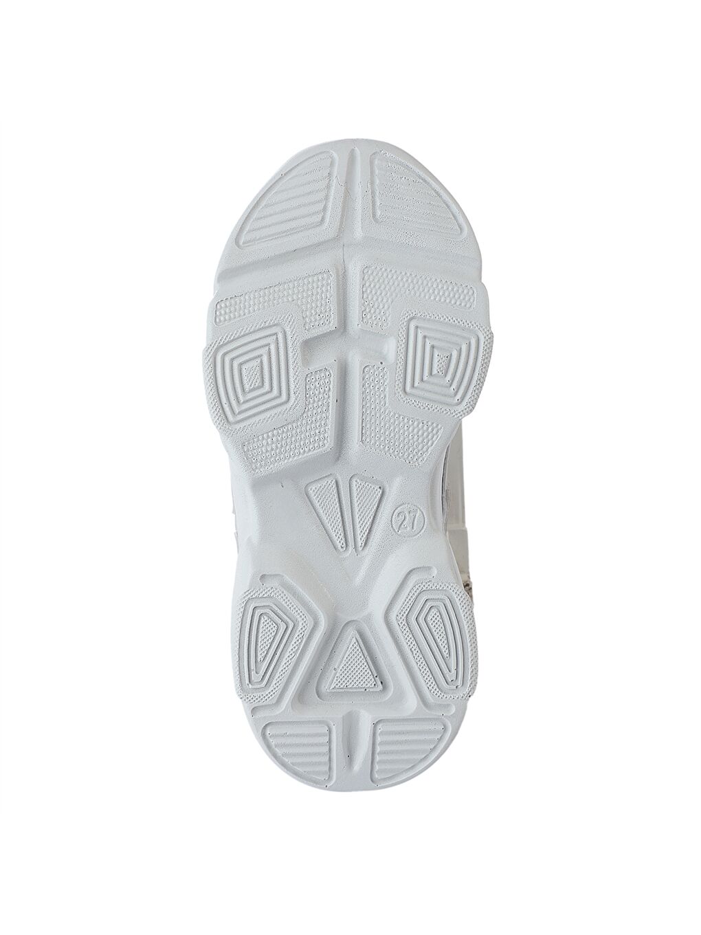 Gri Bağcık ve Cırt Cırtlı Kız Çocuk Aktif Spor Ayakkabı-5