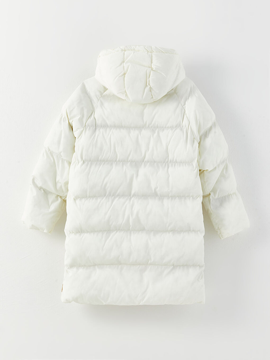 Women's Hooded Plain Puffer Coat-7