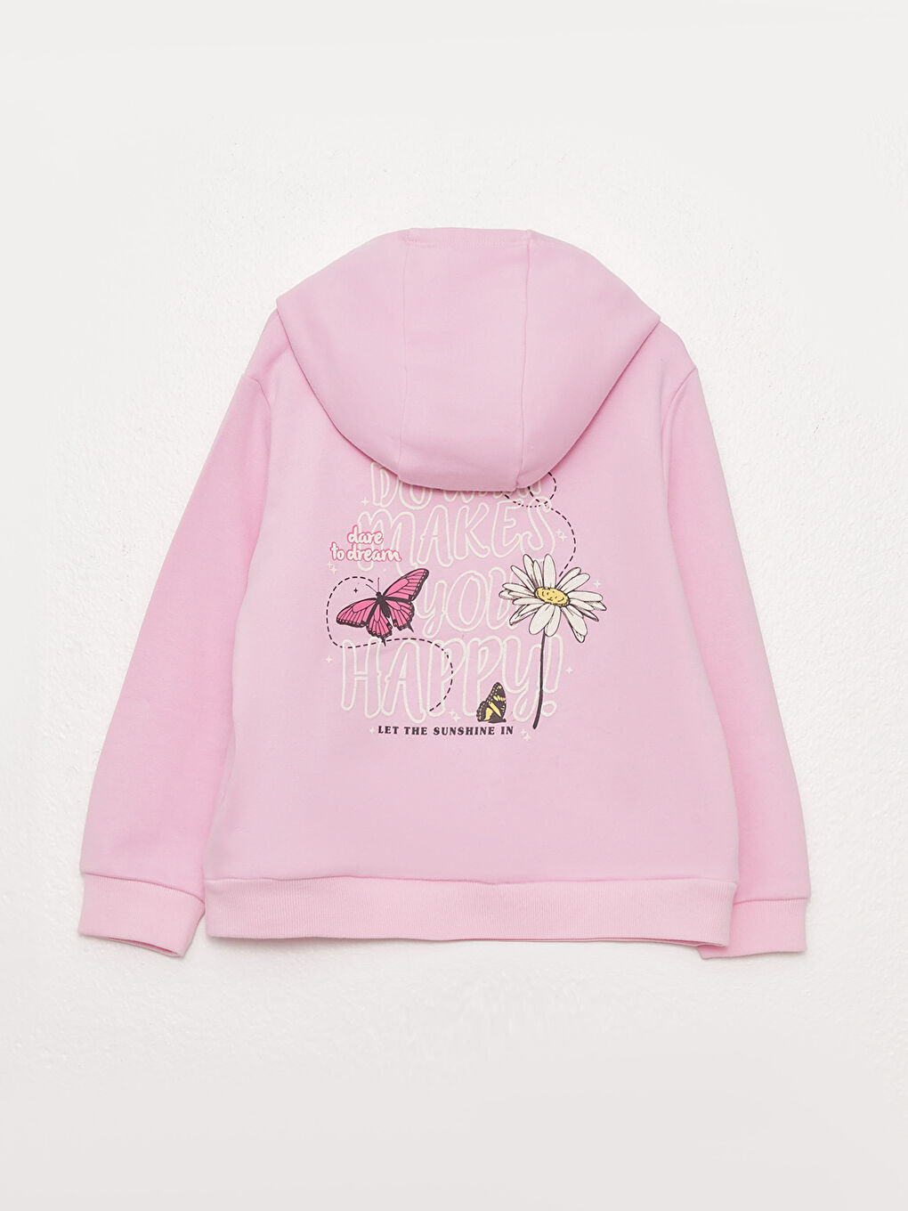 سويت شيرت مزود بغطاء رأس مطبوع بأكمام طويلة وبنطال ضيق للبنات-2