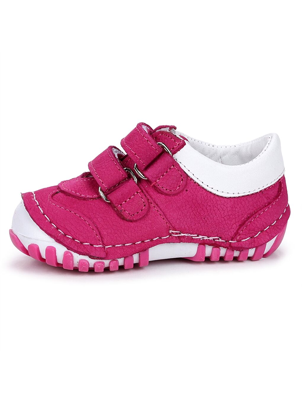 Beyaz Cırt Cırtlı Kız Çocuk Spor Ayakkabı-4