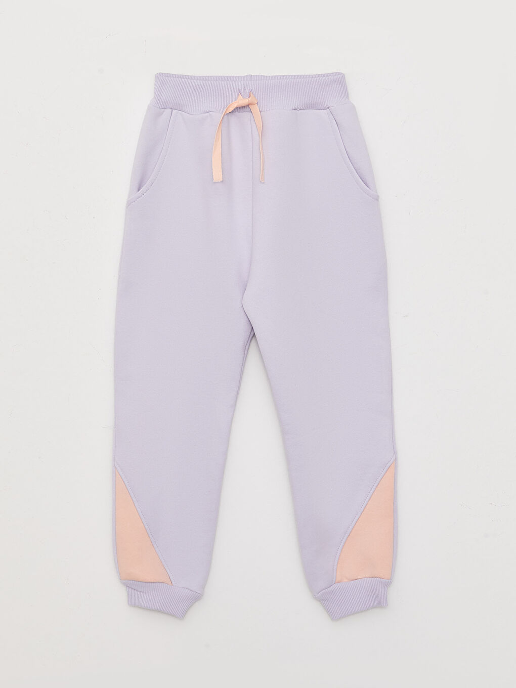 Lila Bisiklet Yaka Uzun Kollu Kız Bebek 2'li Takım-2