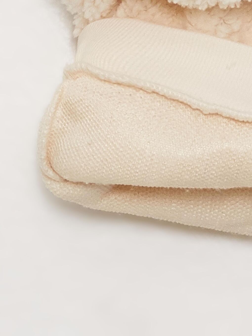 Bej Bisiklet Yaka Uzun Kollu Nakış Detaylı Kız Bebek Sweatshirt ve Tayt 2'li Takım-3