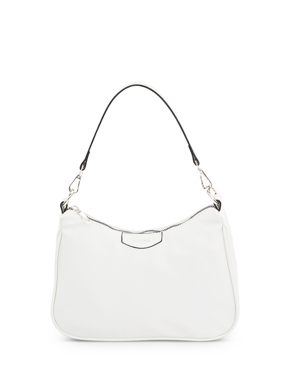 Beyaz Kadın Baget Çanta