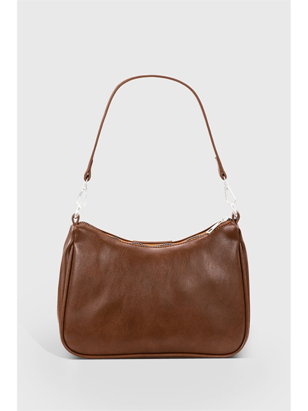 Kahverengi Kadın Baget Çanta-1