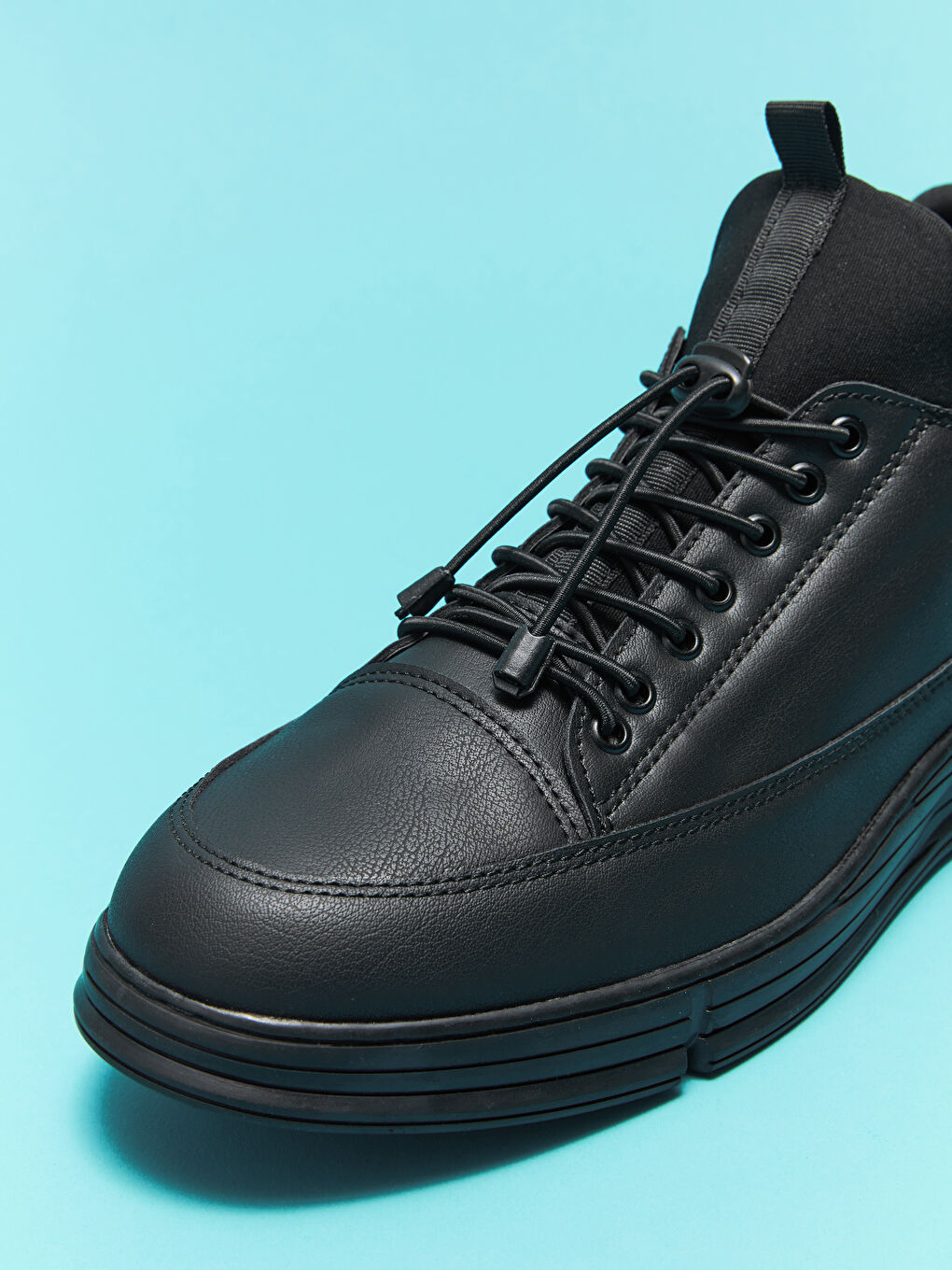 Siyah Sol Tek Klasik Ayakkabı-2