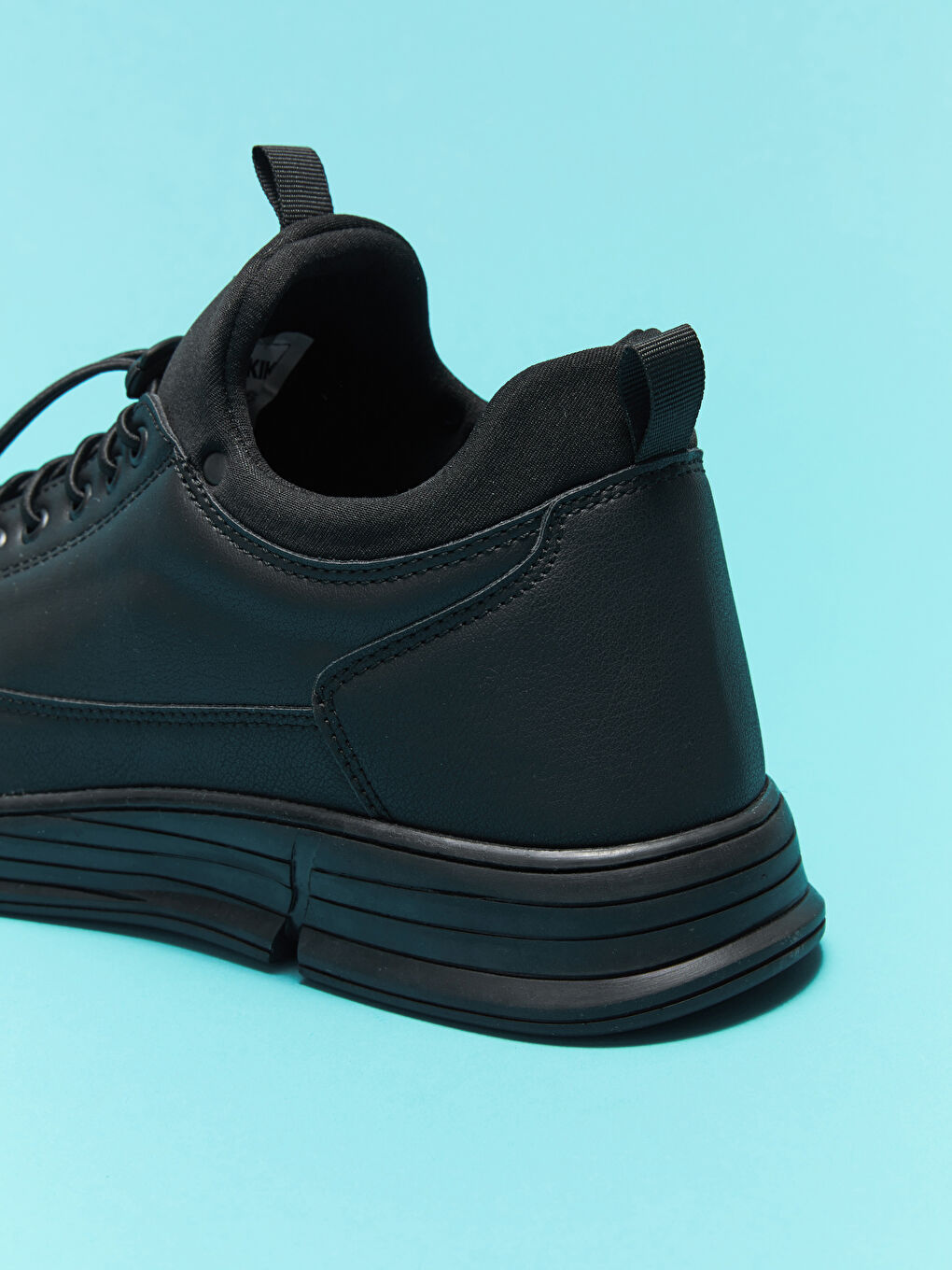 Siyah Sol Tek Klasik Ayakkabı-3