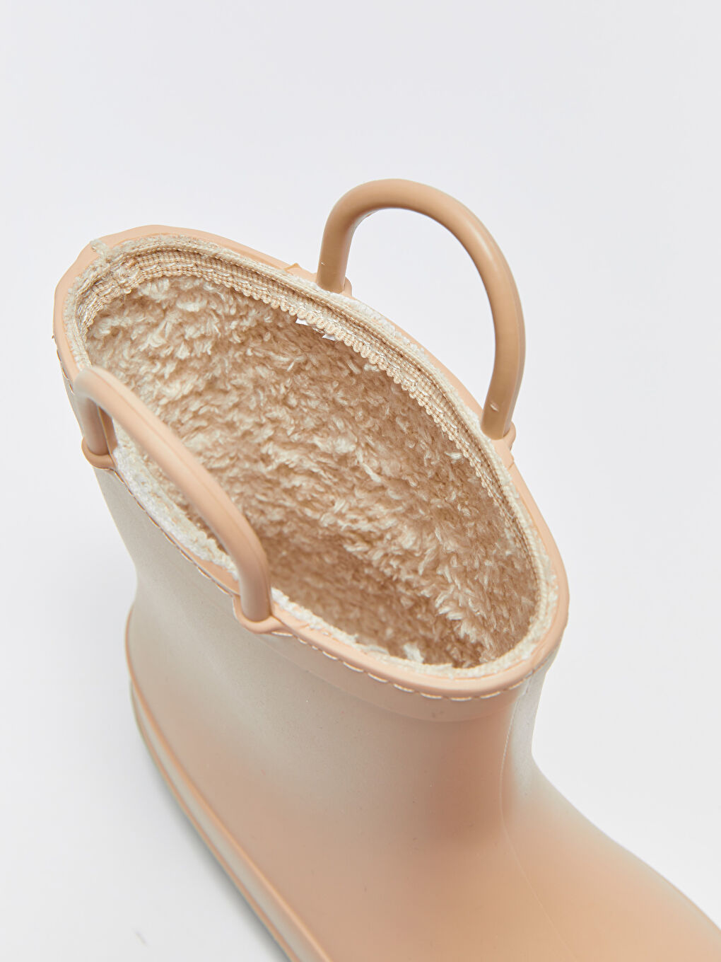 Bej Erkek Bebek Diz Altı Yağmur Çizmesi-5