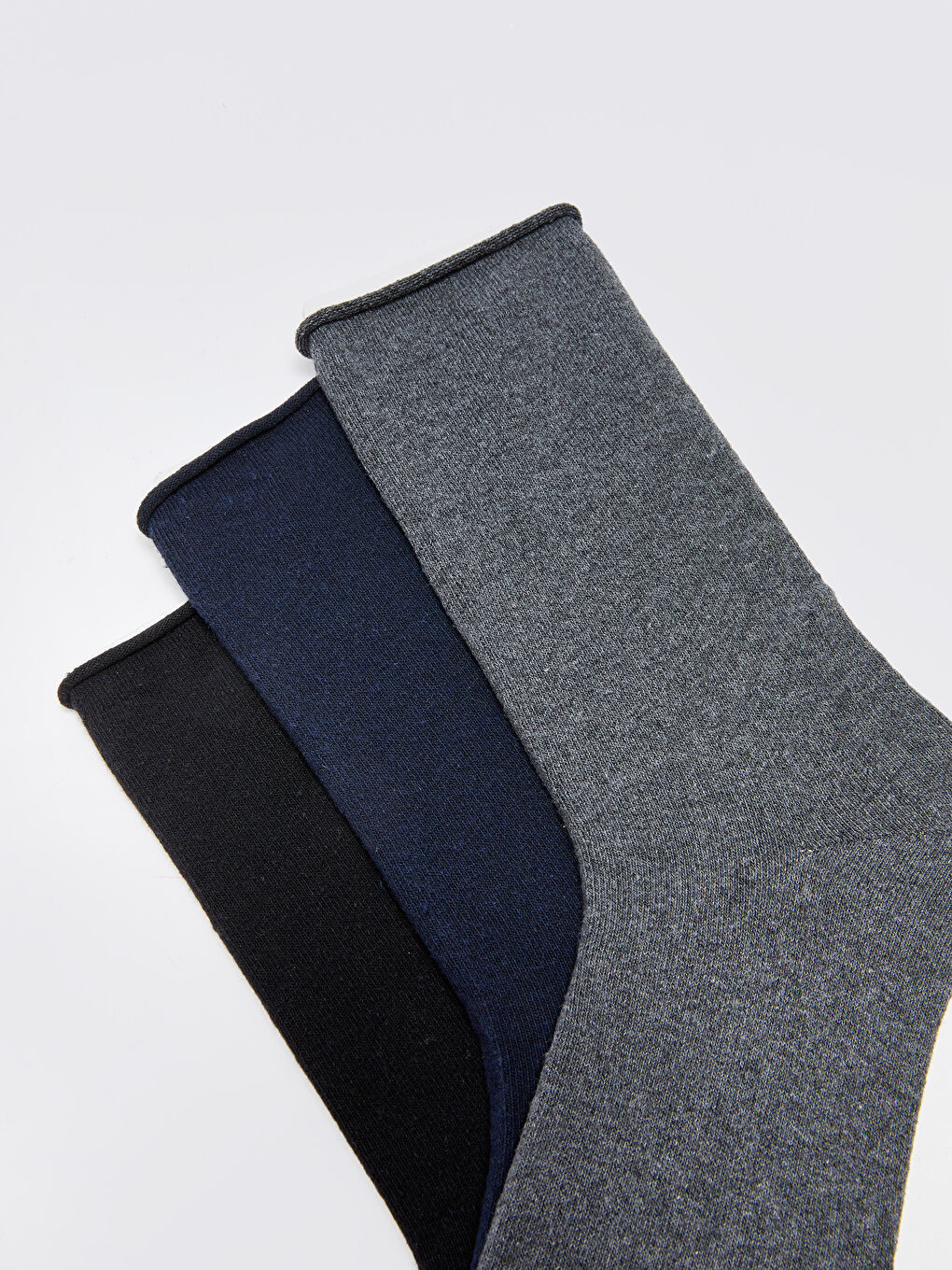 LCW ACCESSORIES Men's Ankle Socks 3-Pack -W2K294Z8-K00