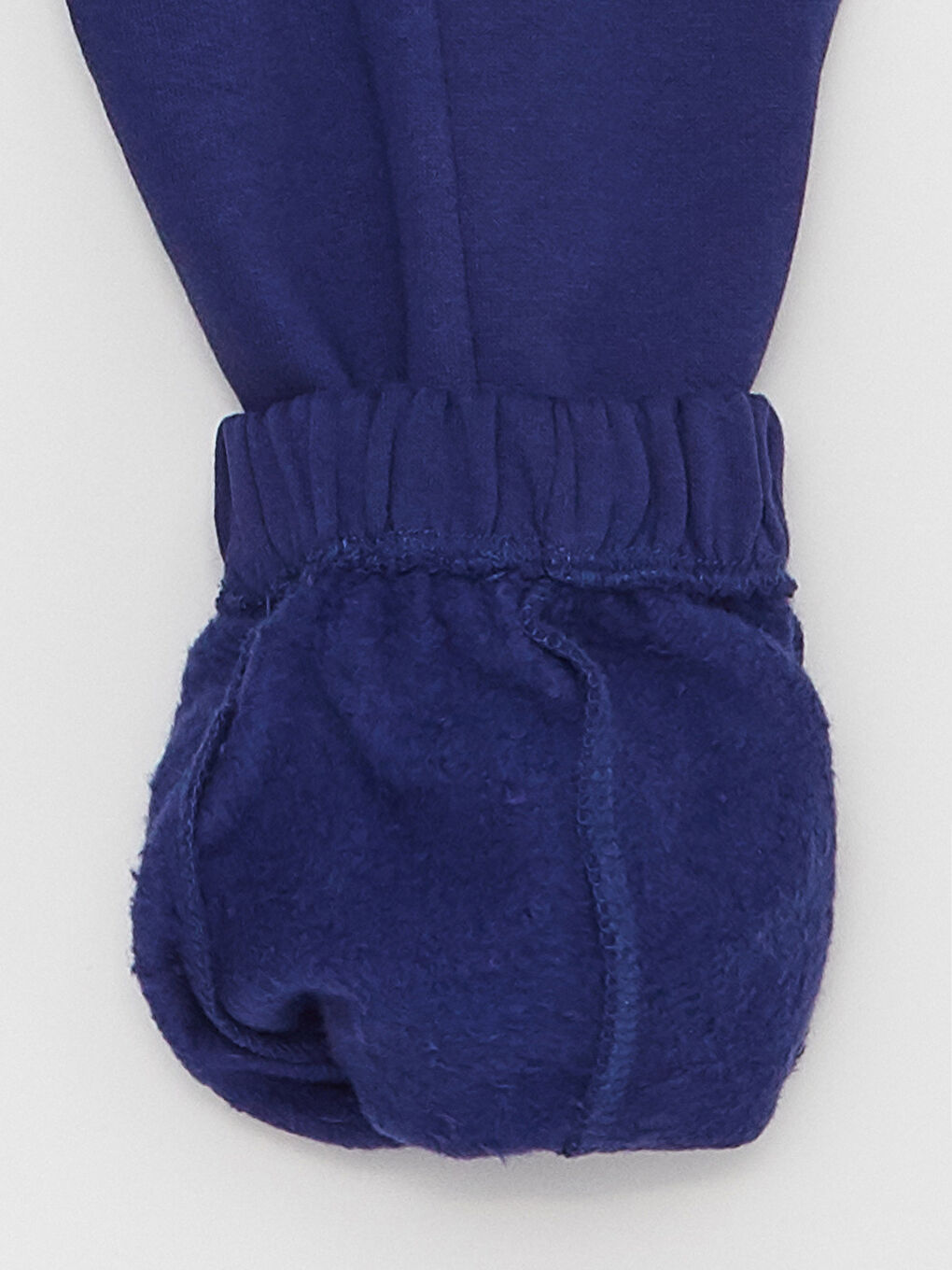 Lacivert Beli Lastikli Baskılı Kadın Jogger Eşofman Altı-8