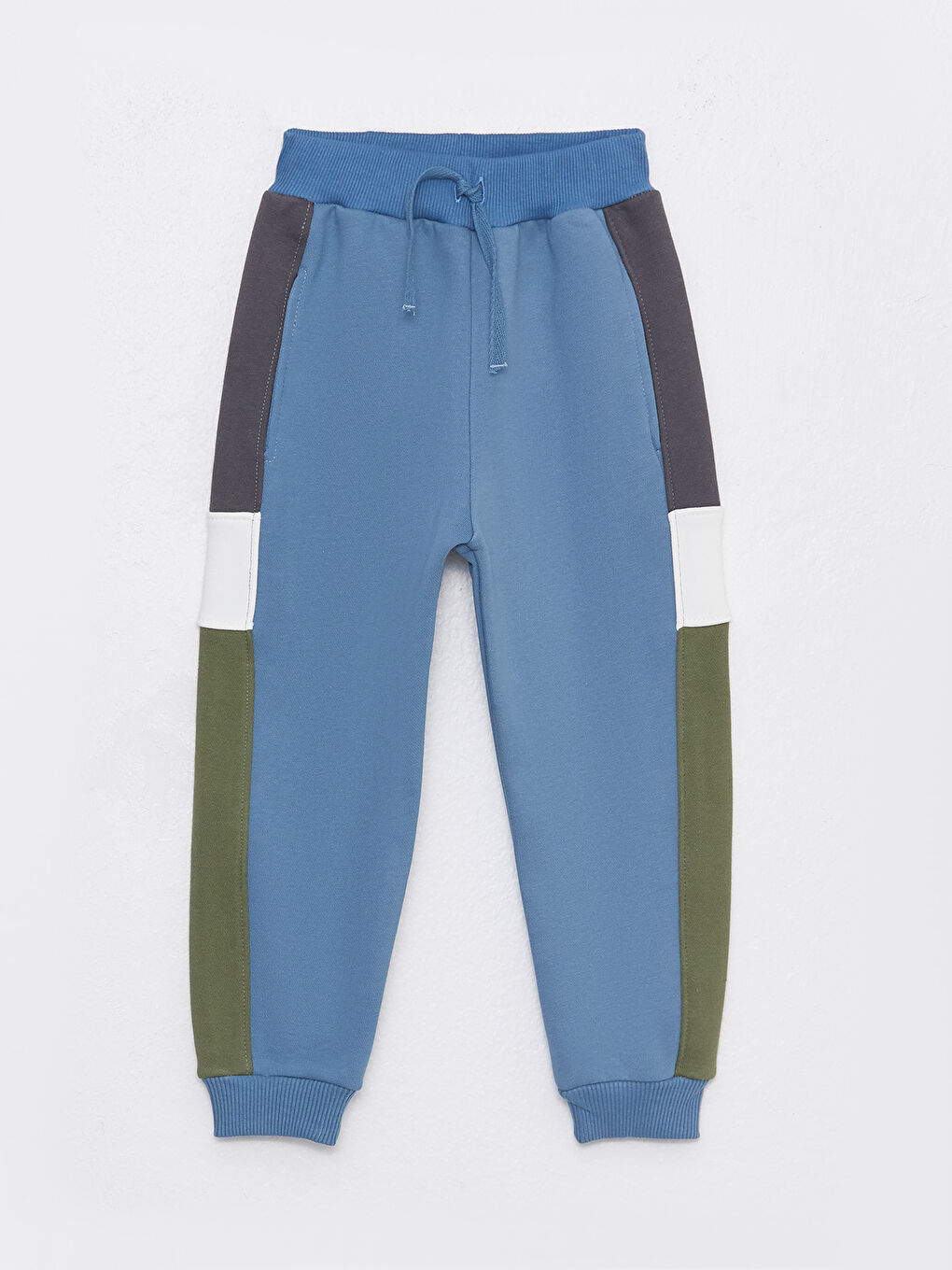 Yeşil Bisiklet Yaka Uzun Kollu Erkek Bebek Sweatshirt ve Eşofman Alt 2'li Takım-2