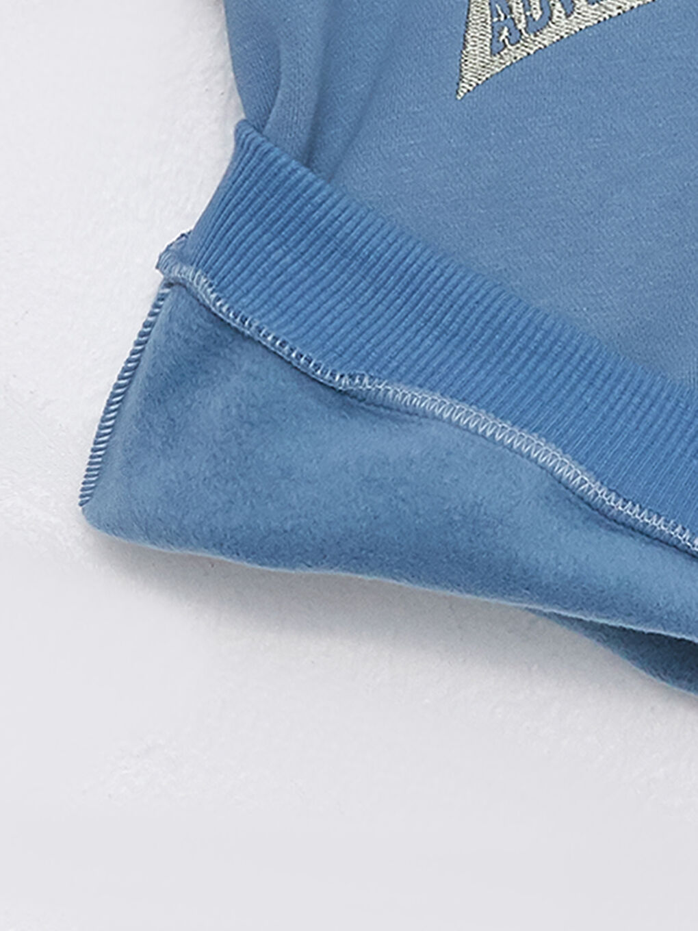 Yeşil Bisiklet Yaka Uzun Kollu Erkek Bebek Sweatshirt ve Eşofman Alt 2'li Takım-3