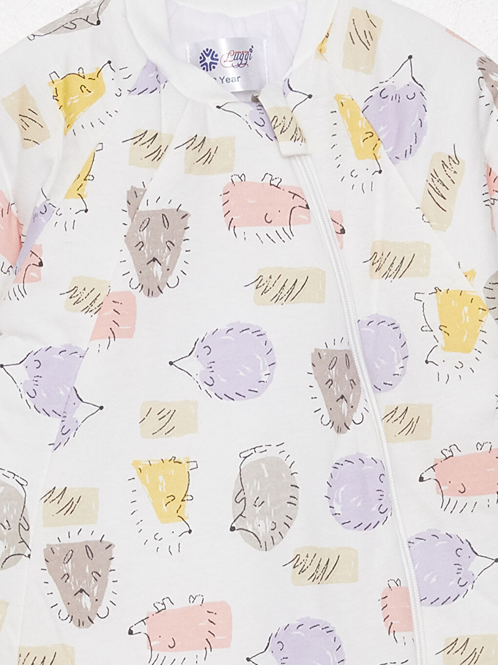 Beyaz 2.6 Tog Elyaflı Kız Bebek Uyku Tulumu-1