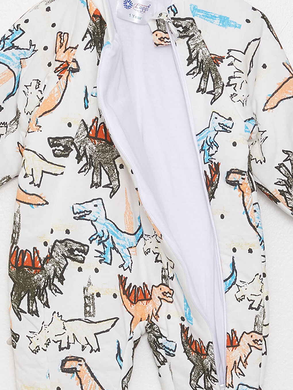 Ekru 2.5 Tog Elyaflı Erkek Bebek Uyku Tulumu-1