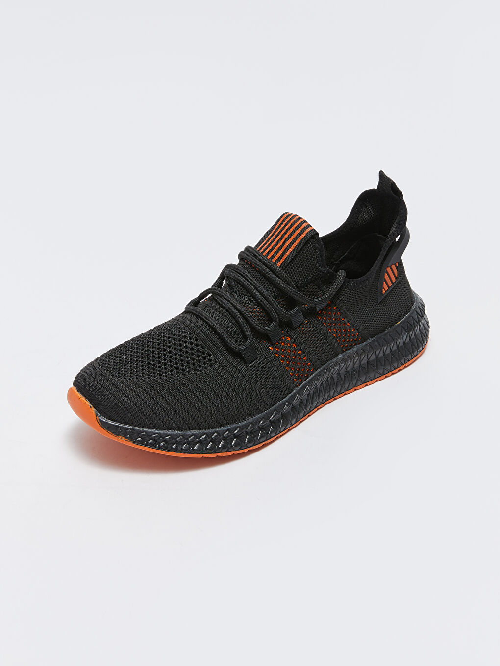 Siyah Bağcıklı Erkek Sol Tek Spor Ayakkabı-1