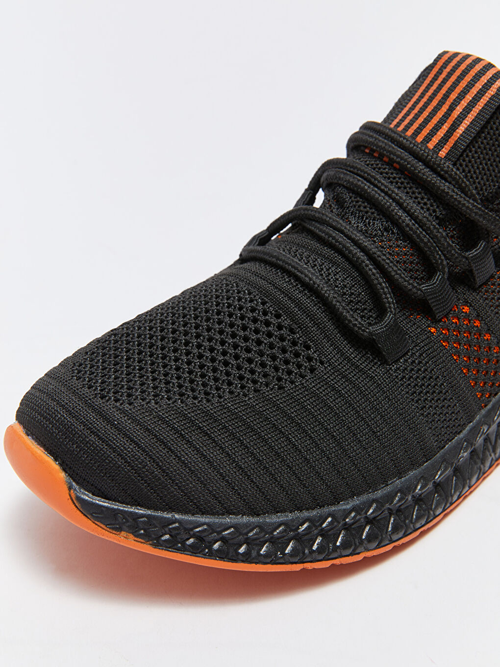 Siyah Bağcıklı Erkek Sol Tek Spor Ayakkabı-3