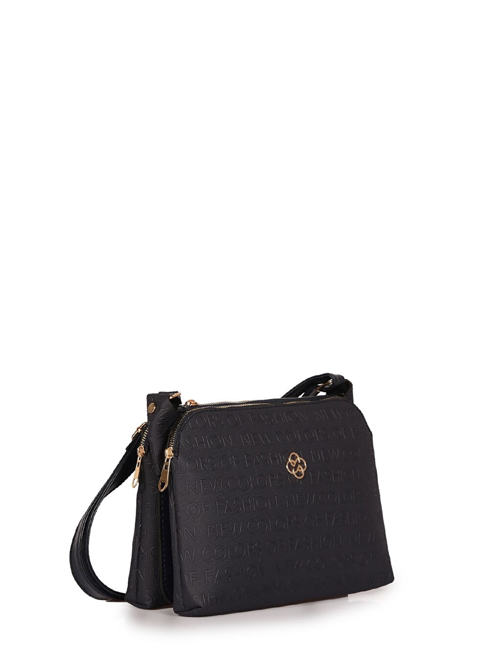 Mavi Baskılı Kadın Omuz Çantası-1