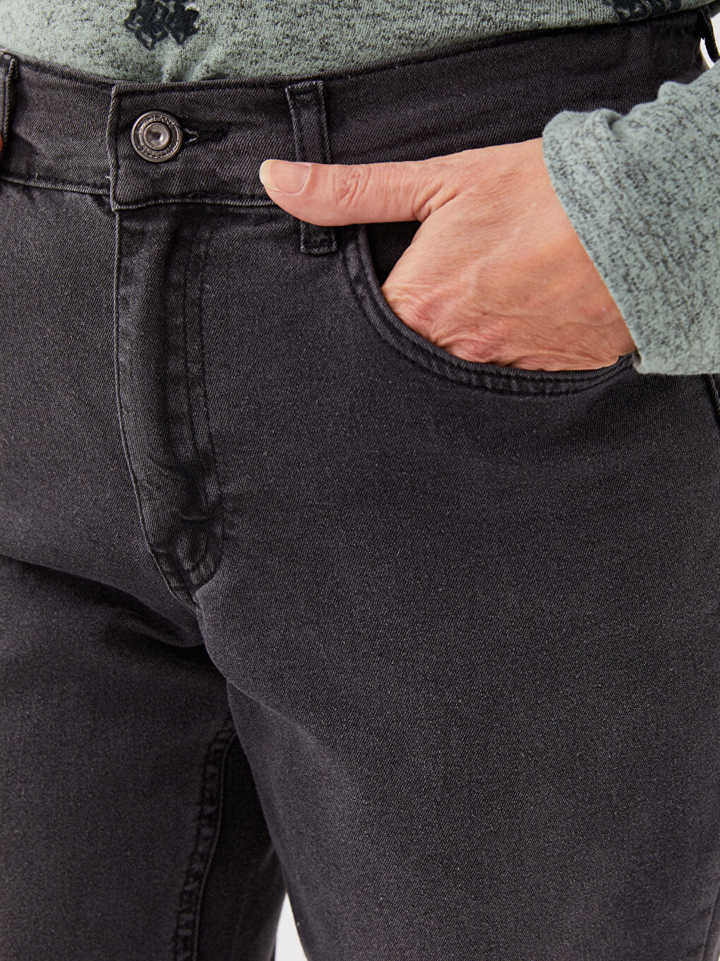 Elasticated Waist Slim Fit Women's Jeans-2