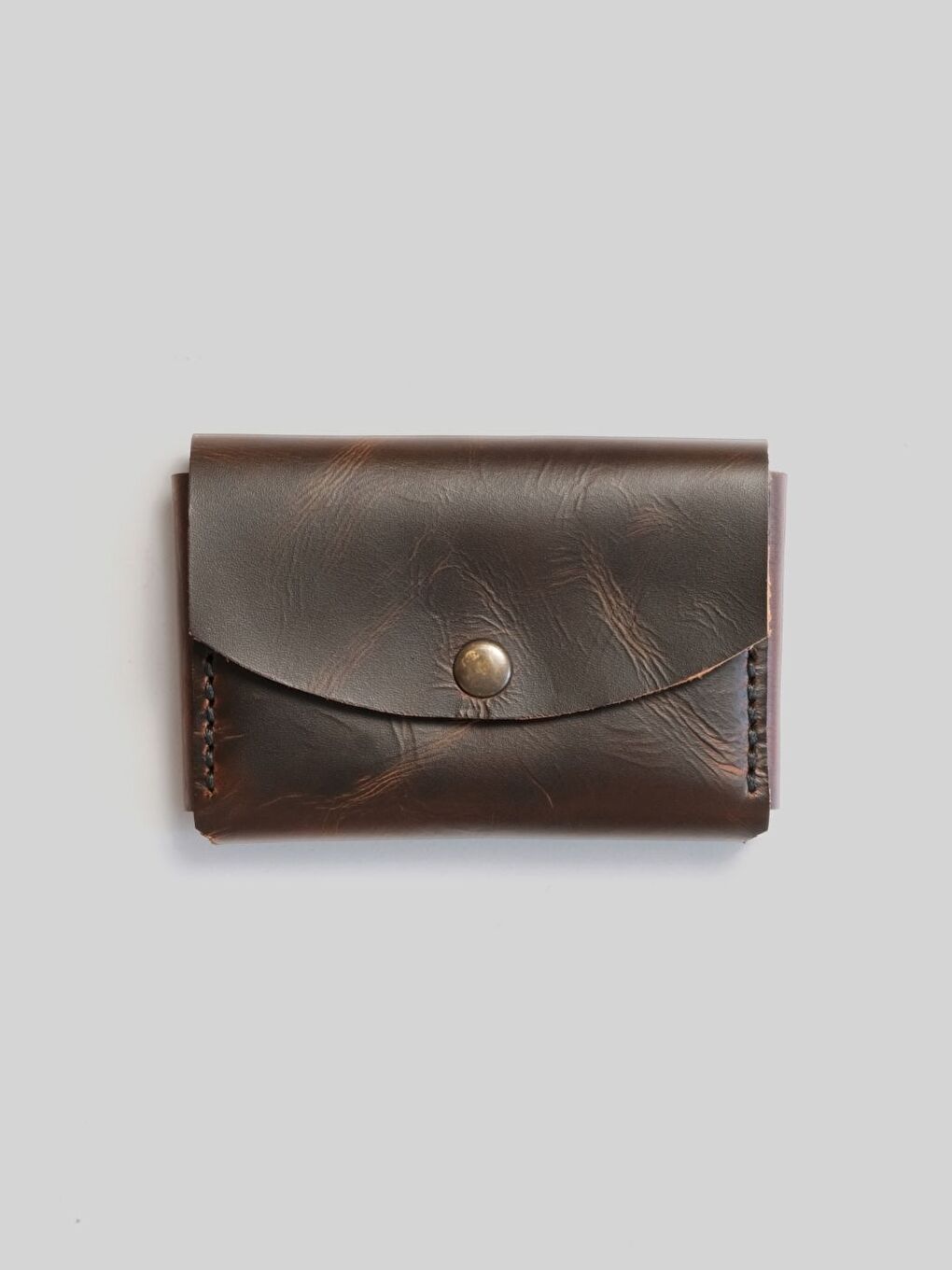 Kahverengi Hakiki Deri Kartlık-3