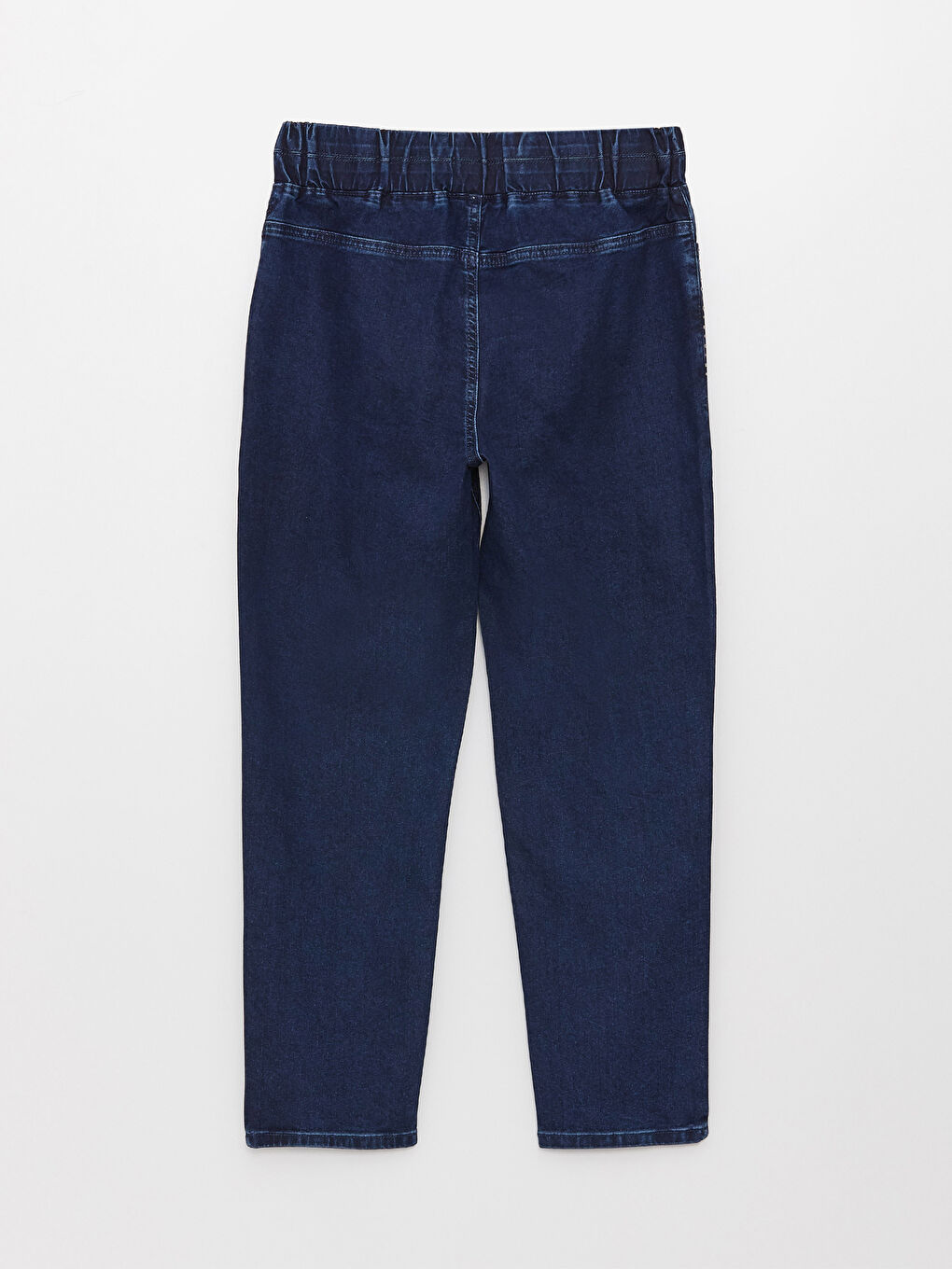 Siyah Yüksek Bel Standart Fit Taşlı Kadın Jean Pantolon-6