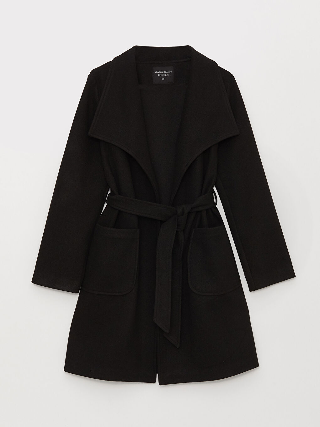 Jacket Collar Women's Cachet Overcoat-5