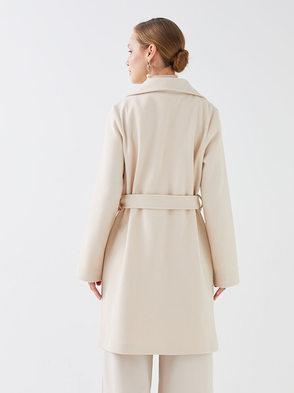 بالطو ياقة الجاكيت للسيدات كاشيه-4