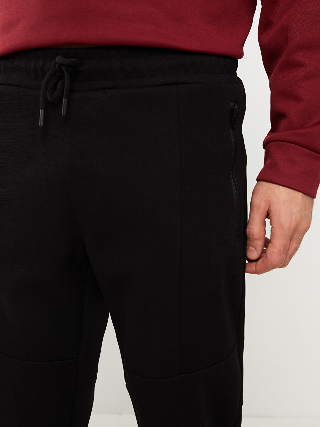 Siyah Slim Fit Erkek Jogger Eşofman Altı-1