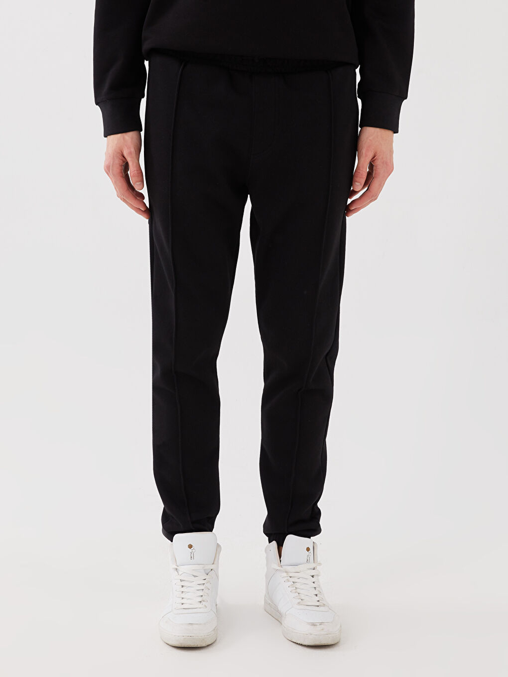 Siyah Slim Fit Erkek Jogger Eşofman Altı-2