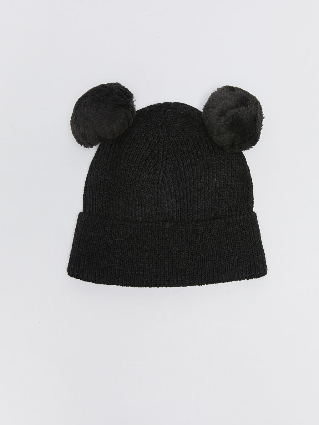 Double Pompom Girls Knitwear Beanie