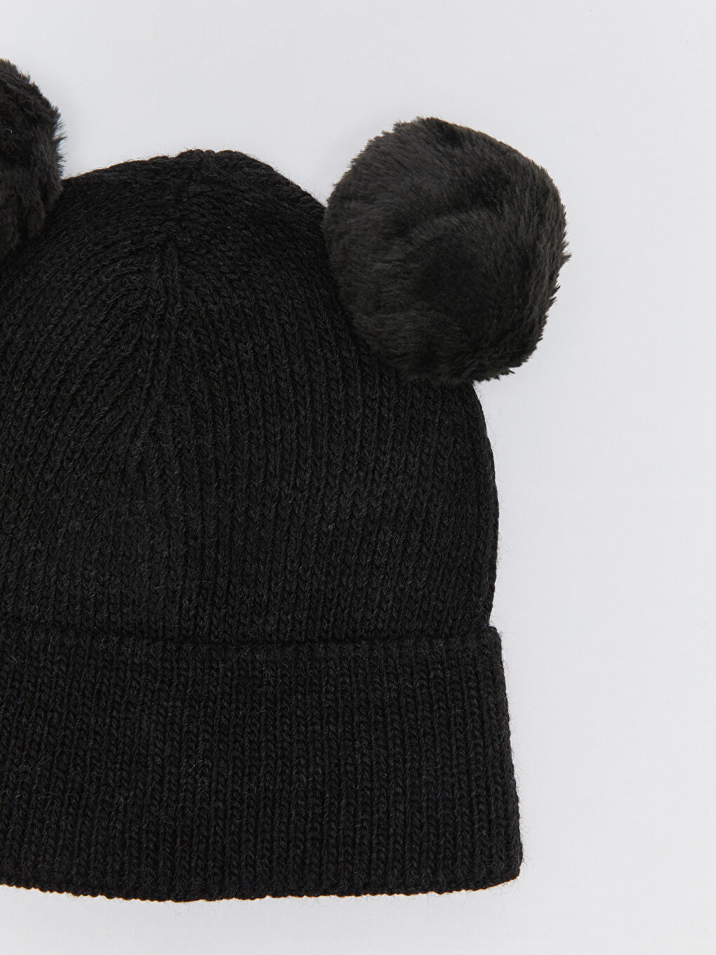 Double Pompom Girls Knitwear Beanie-2