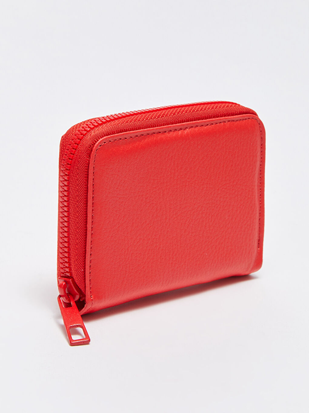 Kırmızı Kadın Düz Cüzdan-1