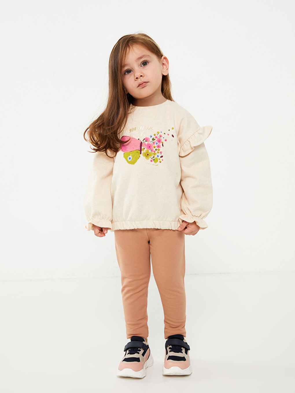 Elastic Waist Baby Girls' Leggings-3