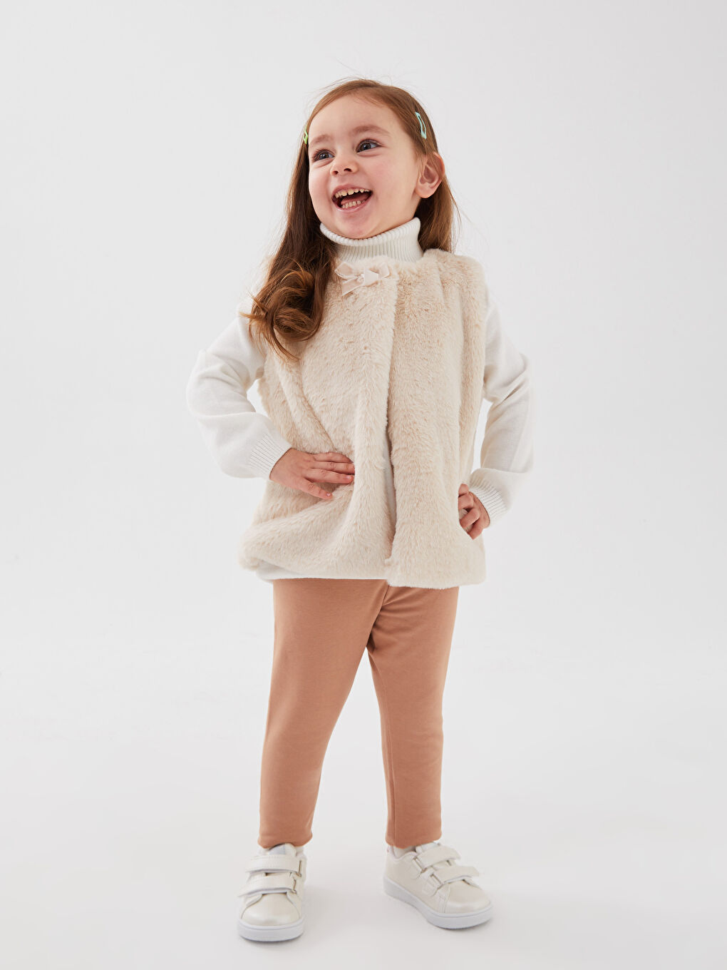 Elastic Waist Baby Girls' Leggings