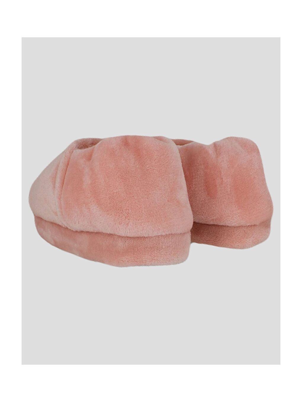 Pembe Yazı Baskılı Kadın Ev Ayakkabısı-3