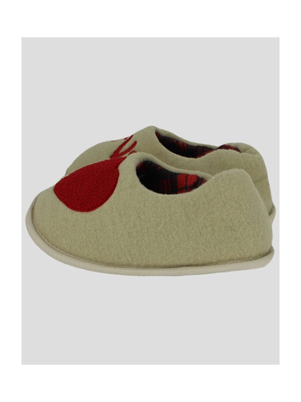 Bej Nakışlı Kadın Ev Ayakkabısı-2