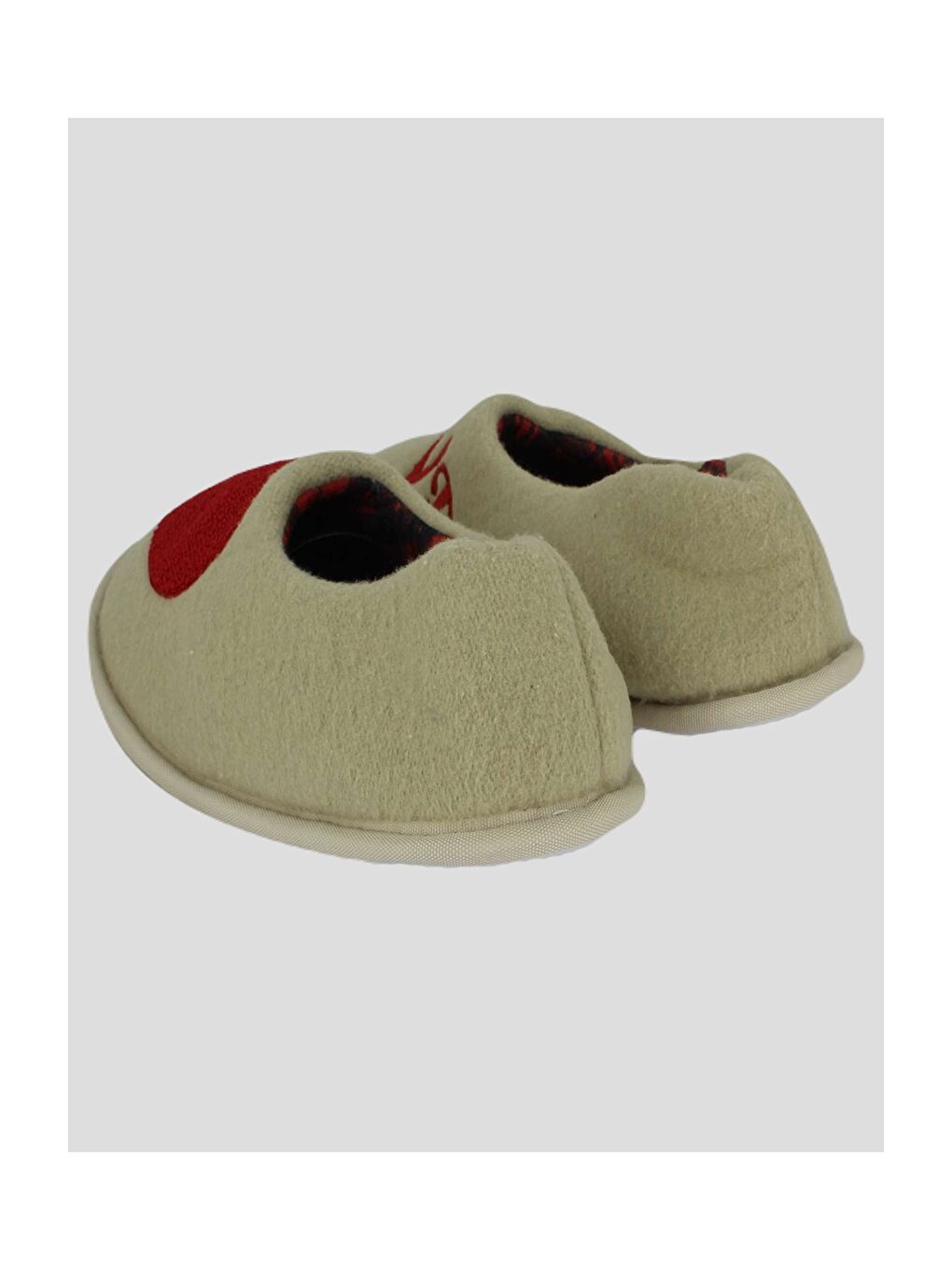 Bej Nakışlı Kadın Ev Ayakkabısı-3