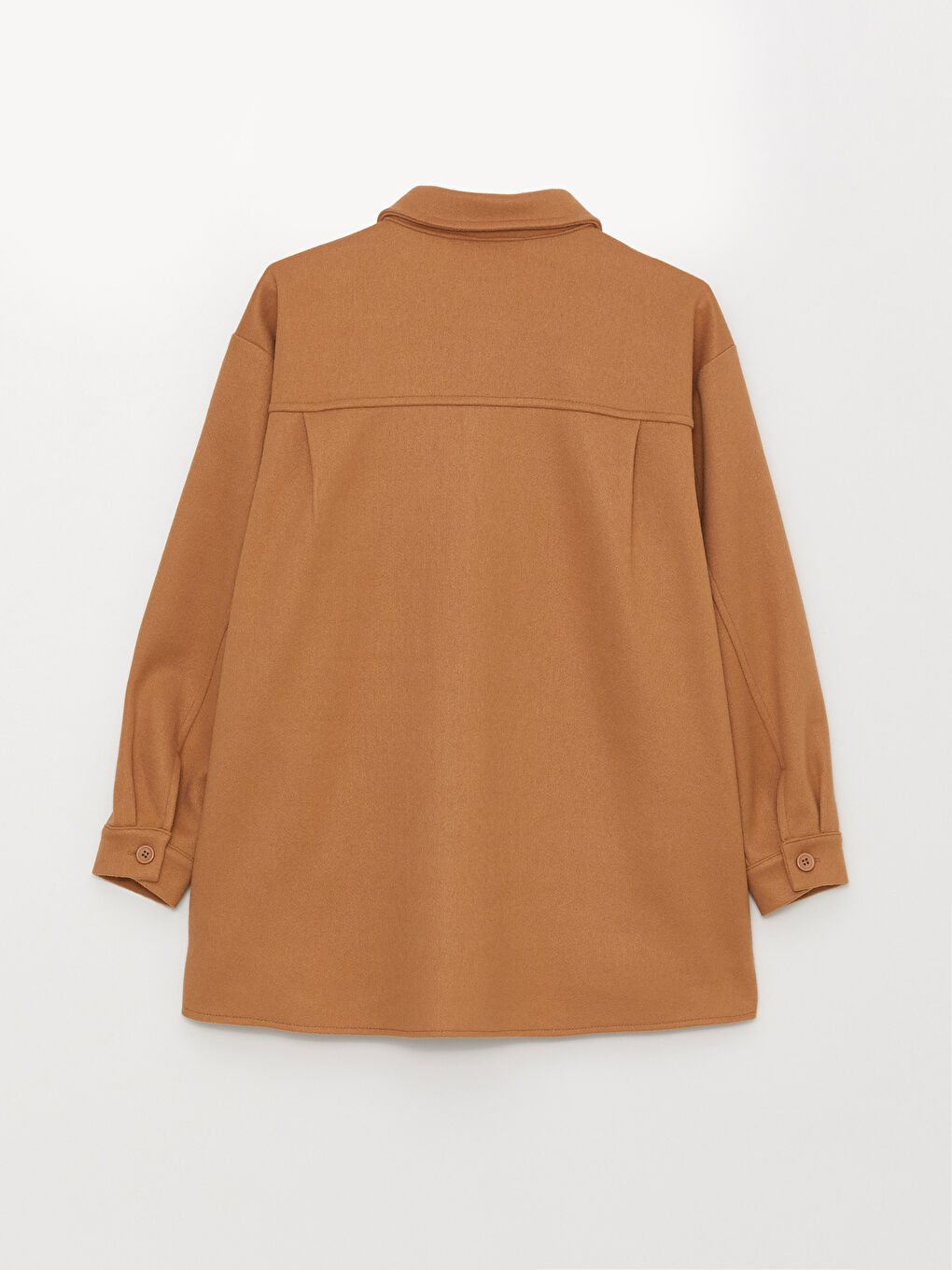 Plain Long Sleeve Women's Shirt Tunic-6