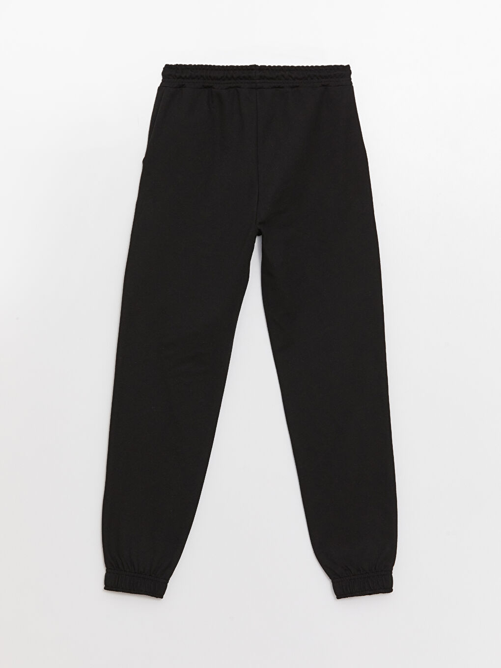 Women's Elasticated Waist Plain Jogger Sweatpants-6