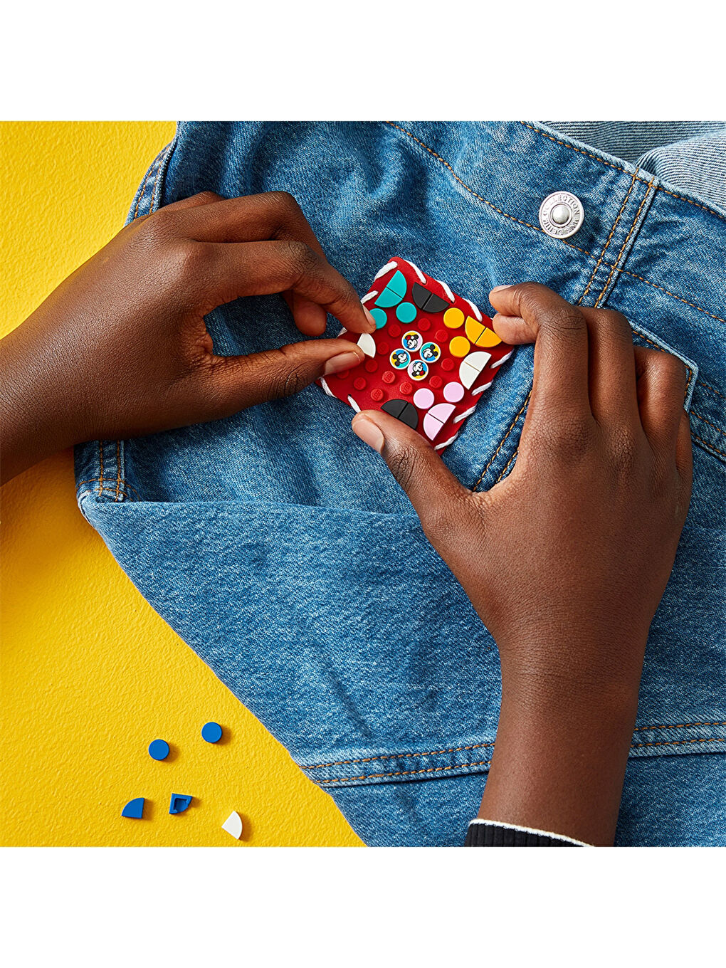 Mickey Mouse ve Minnie Mouse Dikilebilir Kare Parça Oyuncak-6