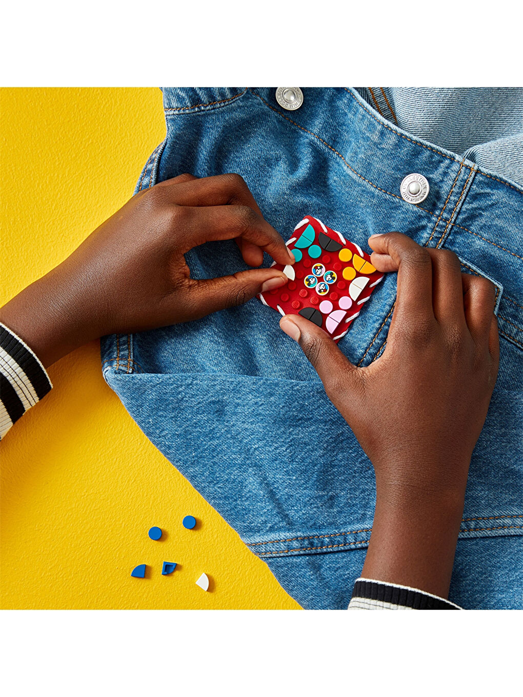 Mickey Mouse ve Minnie Mouse Dikilebilir Kare Parça Oyuncak-7