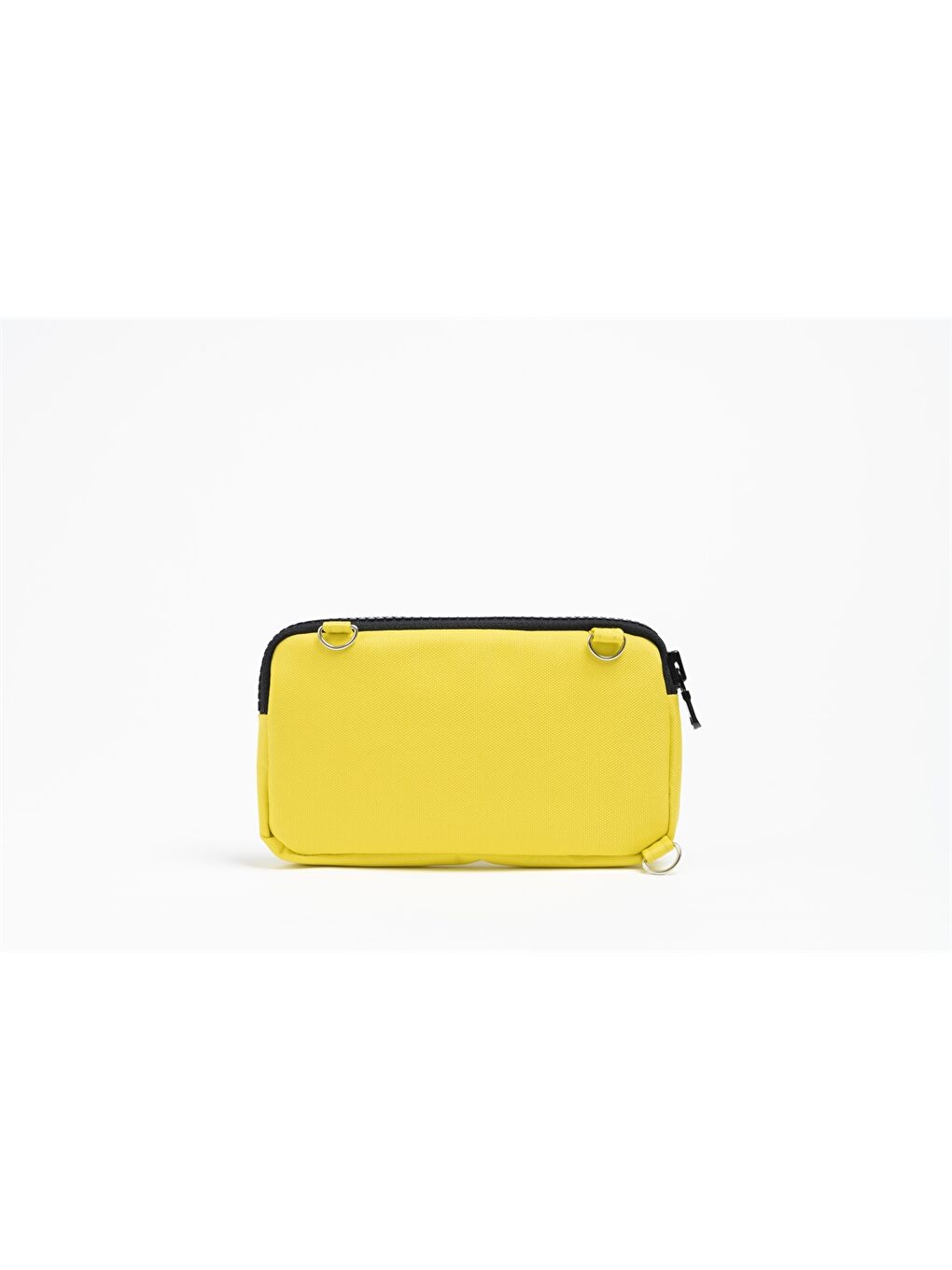 Sarı Etiket Baskılı Kadın Telefon Çantası-3