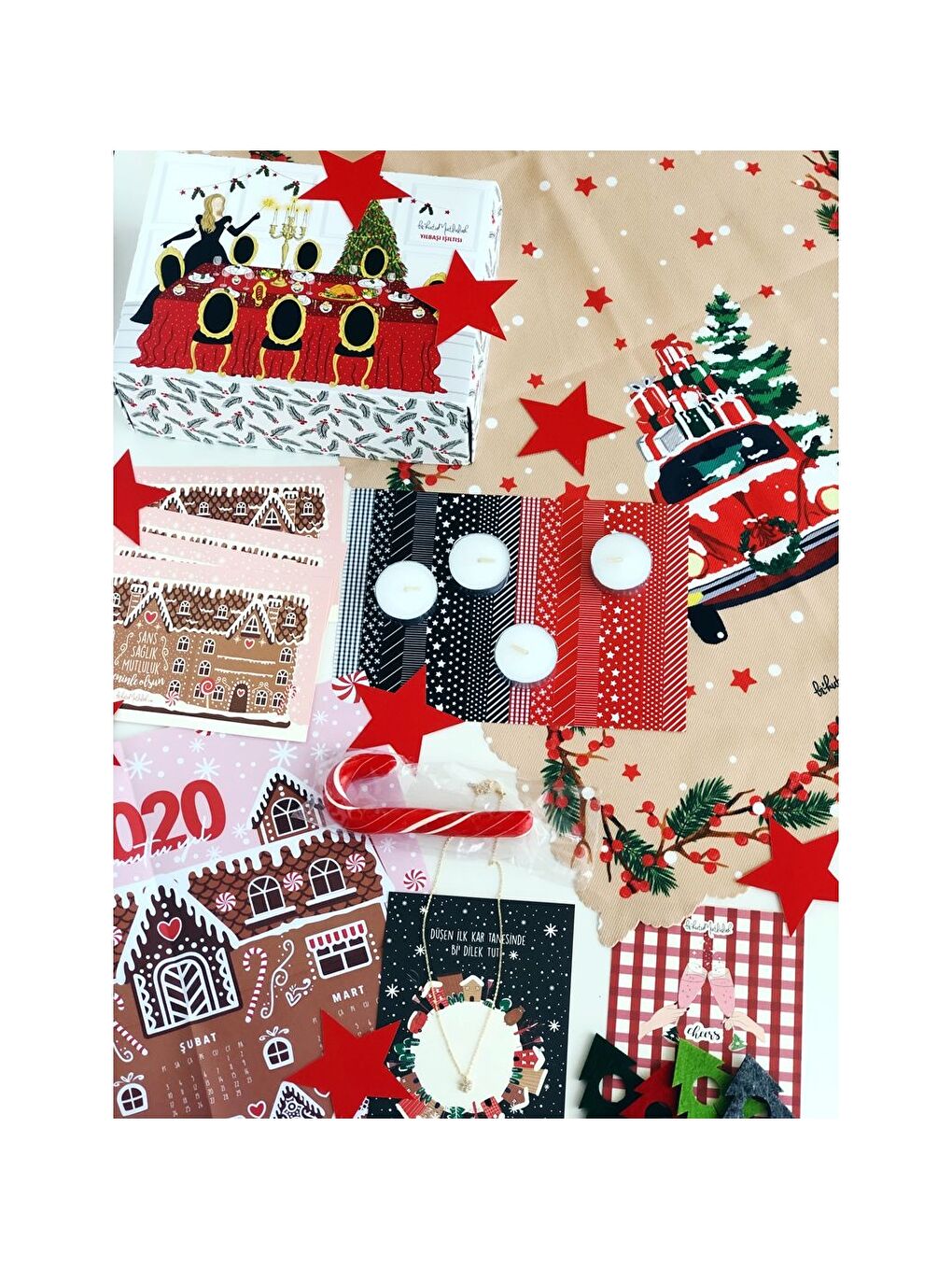 Karışık Yılbaşı Temalı Hediye Seti-1