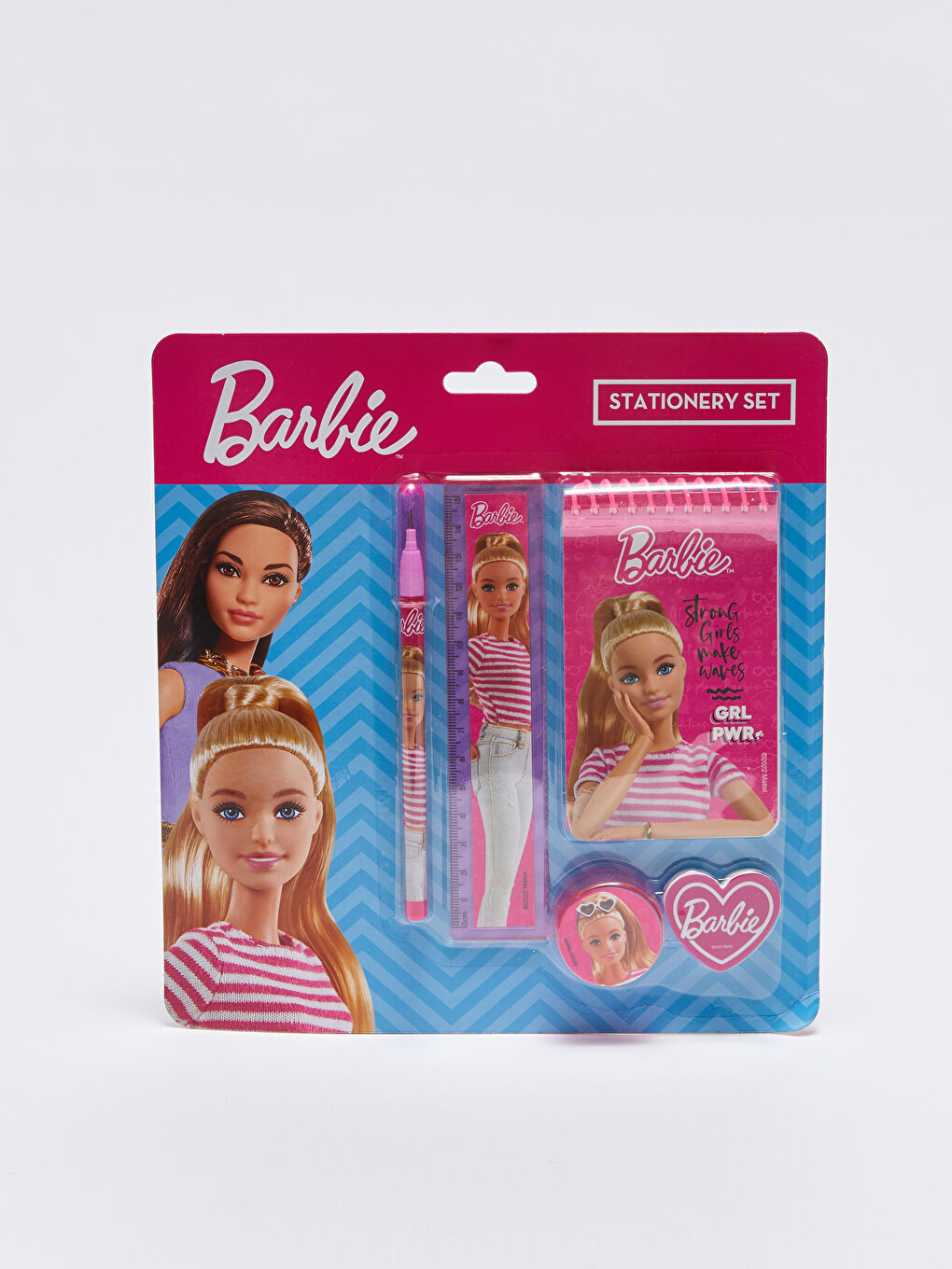 Kız Çocuk Barbie Lisanslı Kırtasiye Seti